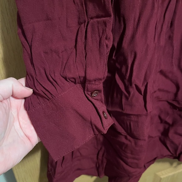 NWT Chaps Burgundy/Maroon Dress - Picture 3 of 8